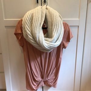 Knitted Infinity Scarf Like New